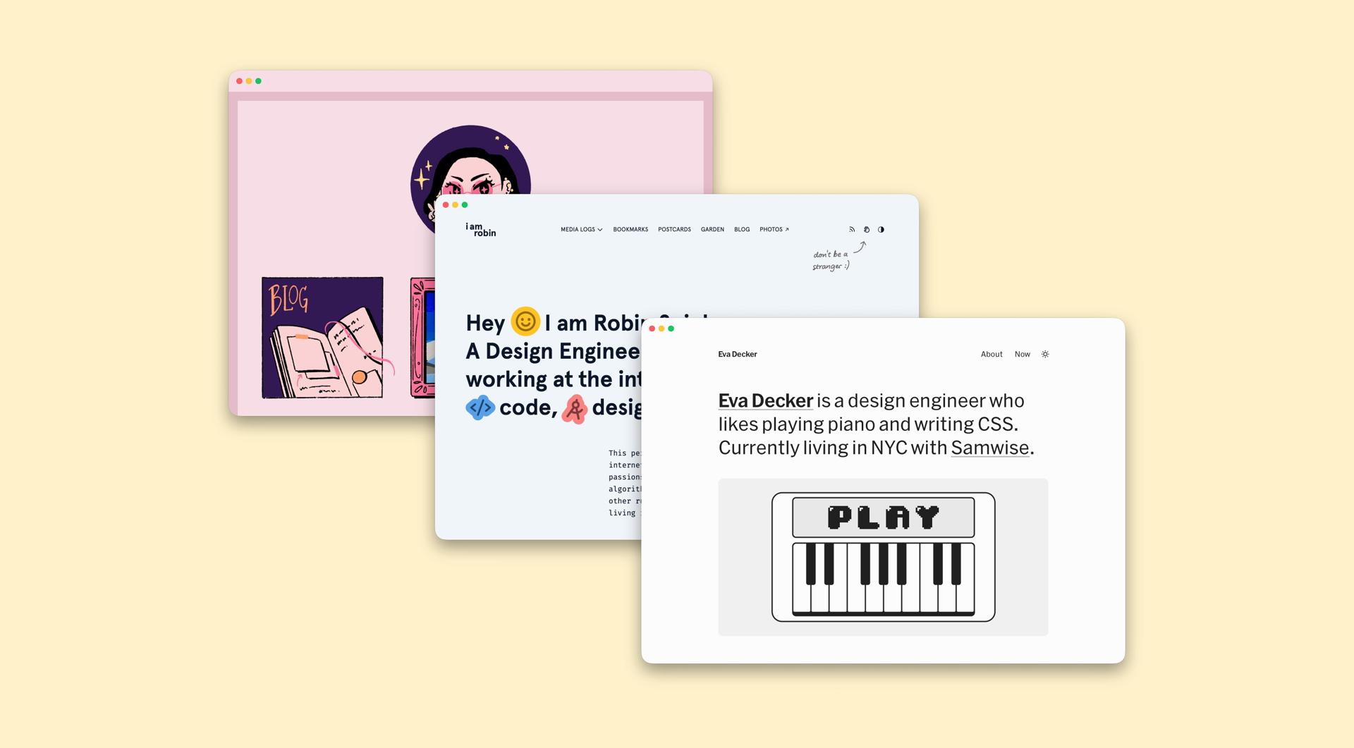 Cover Image for Some Personal Websites I Like